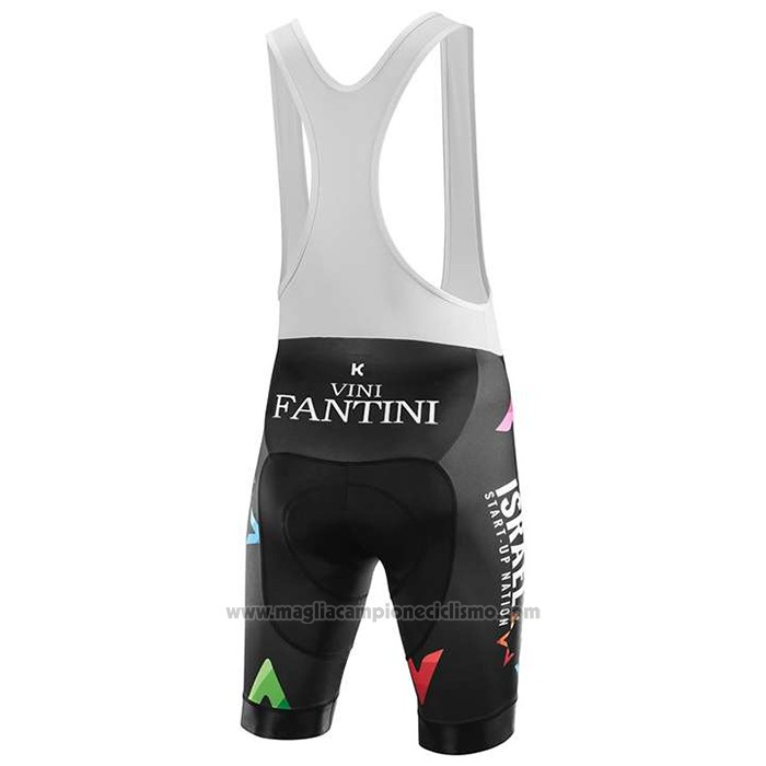 2020 Abbigliamento Ciclismo Israel Cycling Academy Campione Israele Manica Corta e Salopette